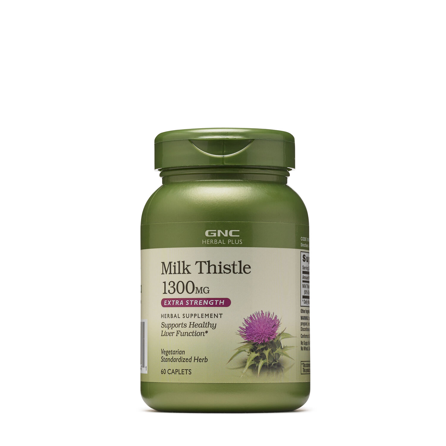 Gnc Milk Thistle 1300mg 60Tab USA |Liver Detox